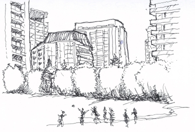 Rosehill Resovoir - Toronto - Urban Sketch